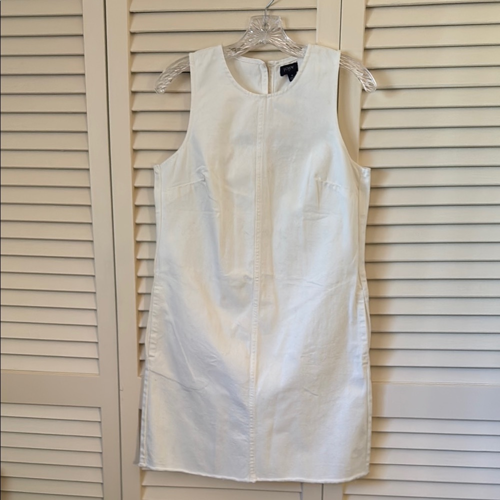 White denim dress